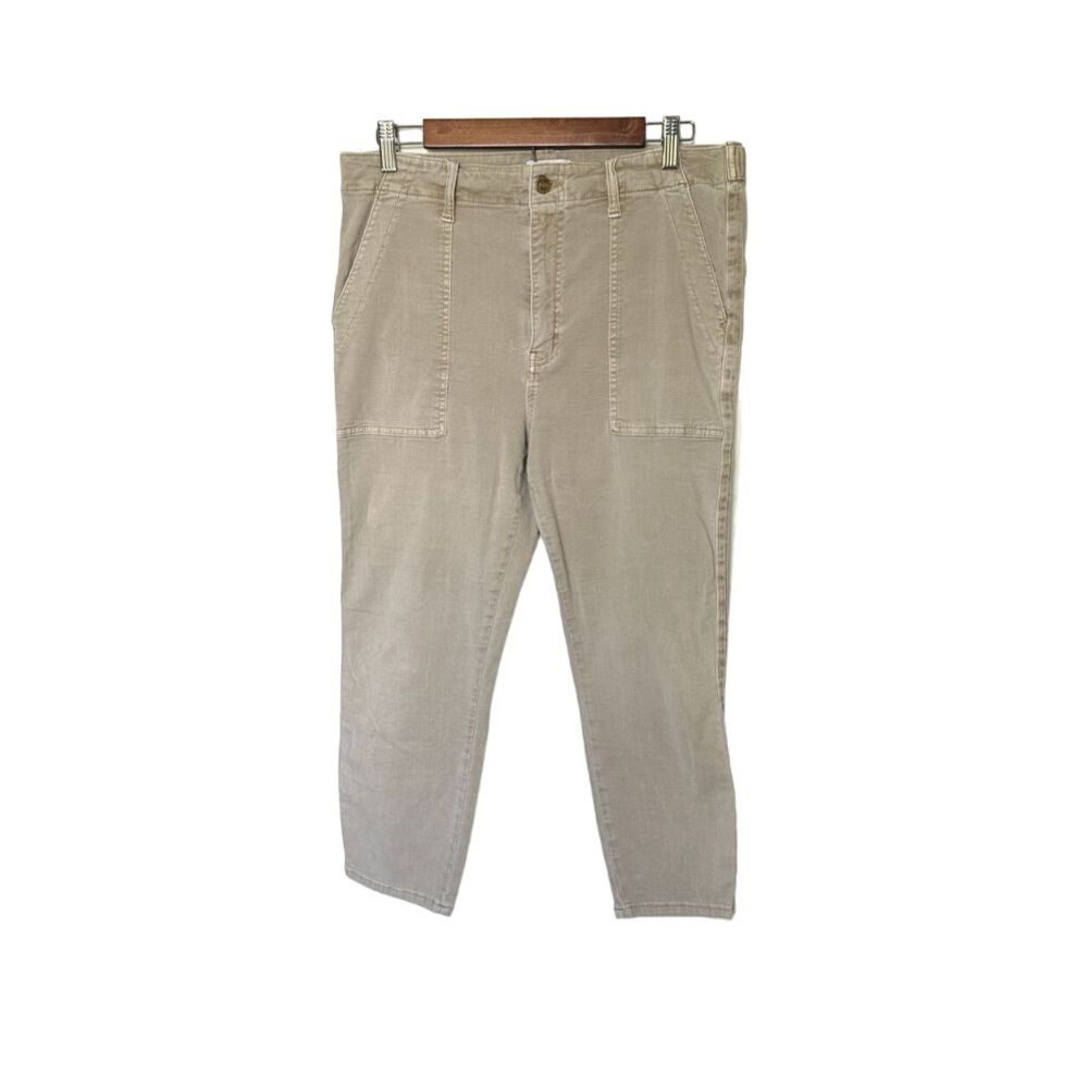 Pistola Mara Straight Leg Capri Pant Womens 31 Western Denim Boho High Rise